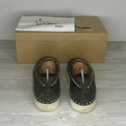 Christian Louboutin Sneakers, Herre Pik Boat 'Grøn' Bosco Metal (42.5) 😶‍🌫️