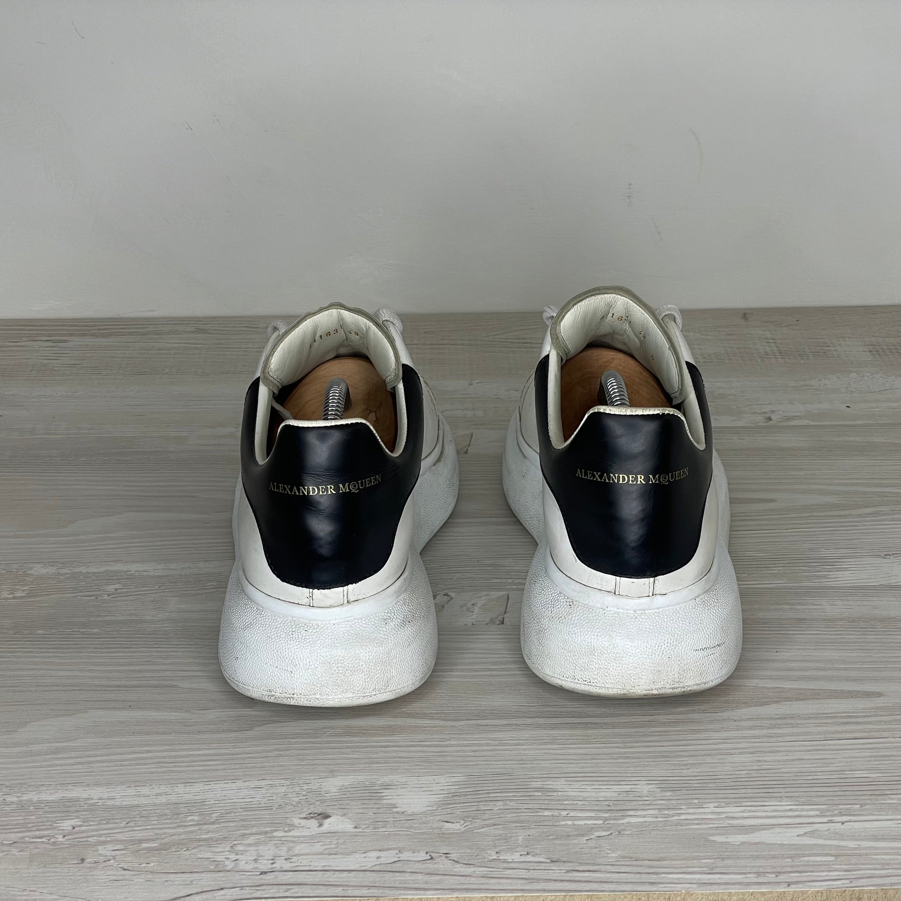 Alexander McQueen Sneakers, 'Hvid Læder' Oversized (43) 😎