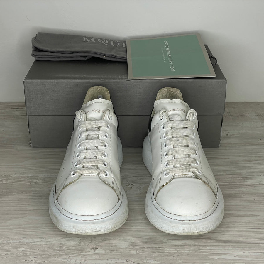 Alexander McQueen Sneakers, 'Hvid Læder' Oversized (44) 🐻