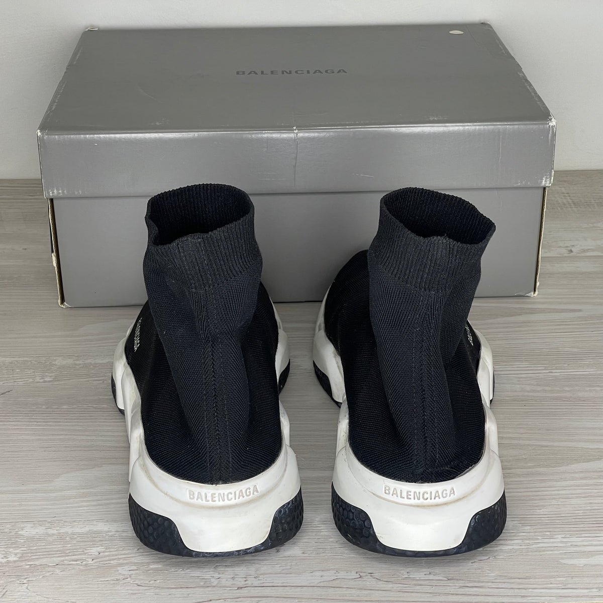 Balenciaga Sneakers, Herre 'Sort' Speed Trainers (44) 🎩
