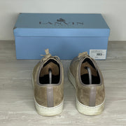 Lanvin Sneakers, Herre 'Beige' Mat Toe (45) 🏀