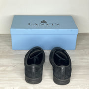 Lanvin Sneakers, Herre 'Black' Mat Toe (40)