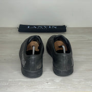 Lanvin Sneakers, Herre 'Sort' Læder Lanvin Tekst (44) 🌊