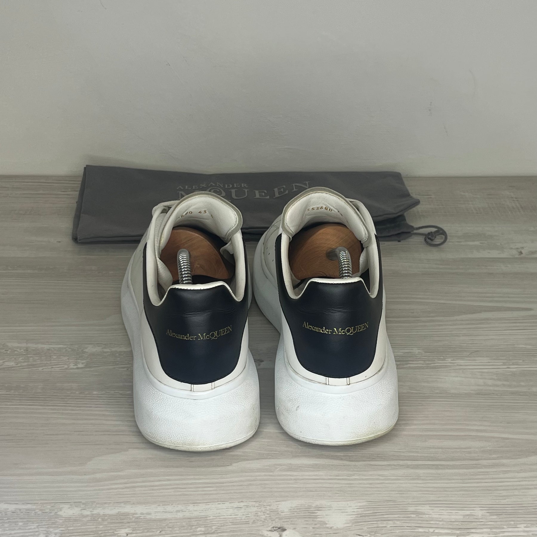 Alexander McQueen Sneakers, Herre Oversized 'White Leather' (43) 🥱