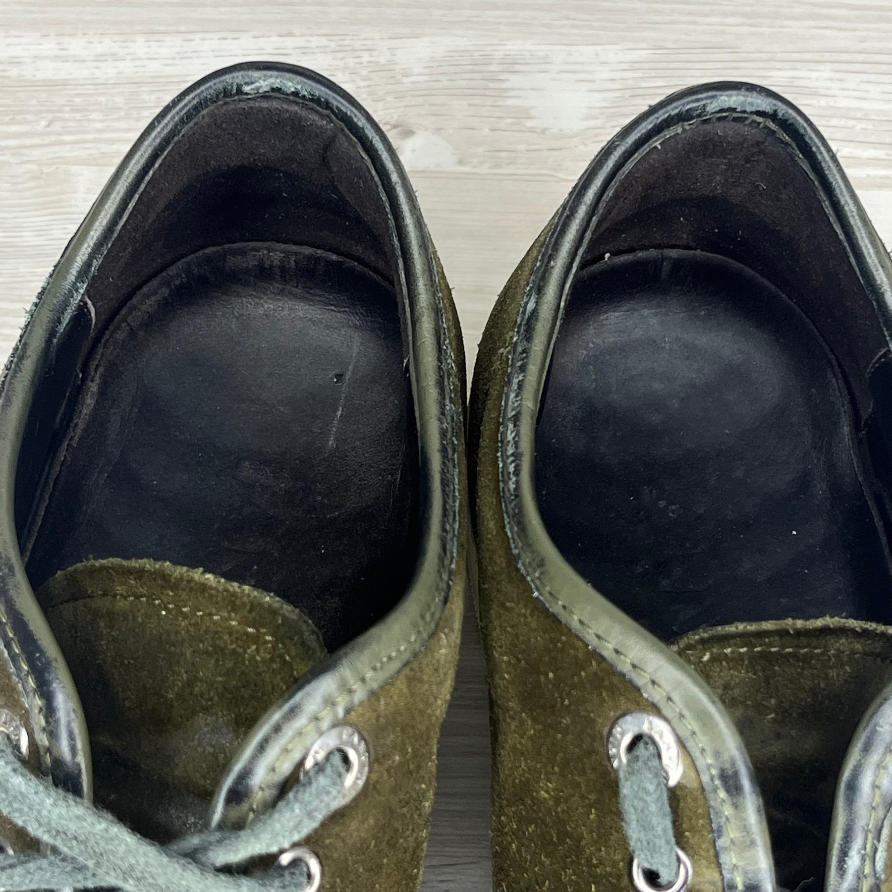 Lanvin Sneakers, Herre 'Grøn' Ruskind Lak Toe (41) 🛢️