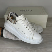 Alexander McQueen Sneakers, 'Hvid Læder' Oversized (38.5) 🚦