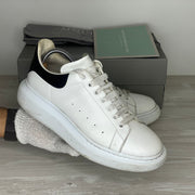Alexander McQueen Sneakers, 'Hvid Læder' Oversized (44) 🐻