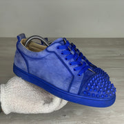 Christian Louboutin Sneakers, Herre 'Blå' Ruskind Atlantic (40.5) 🔵