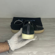 Lanvin Sneakers, Herre 'Sort' Ruskind Lak Toe (39) 😦