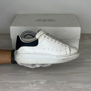 Alexander McQueen Sneakers, 'Hvid Læder' Oversized (37) 🤍