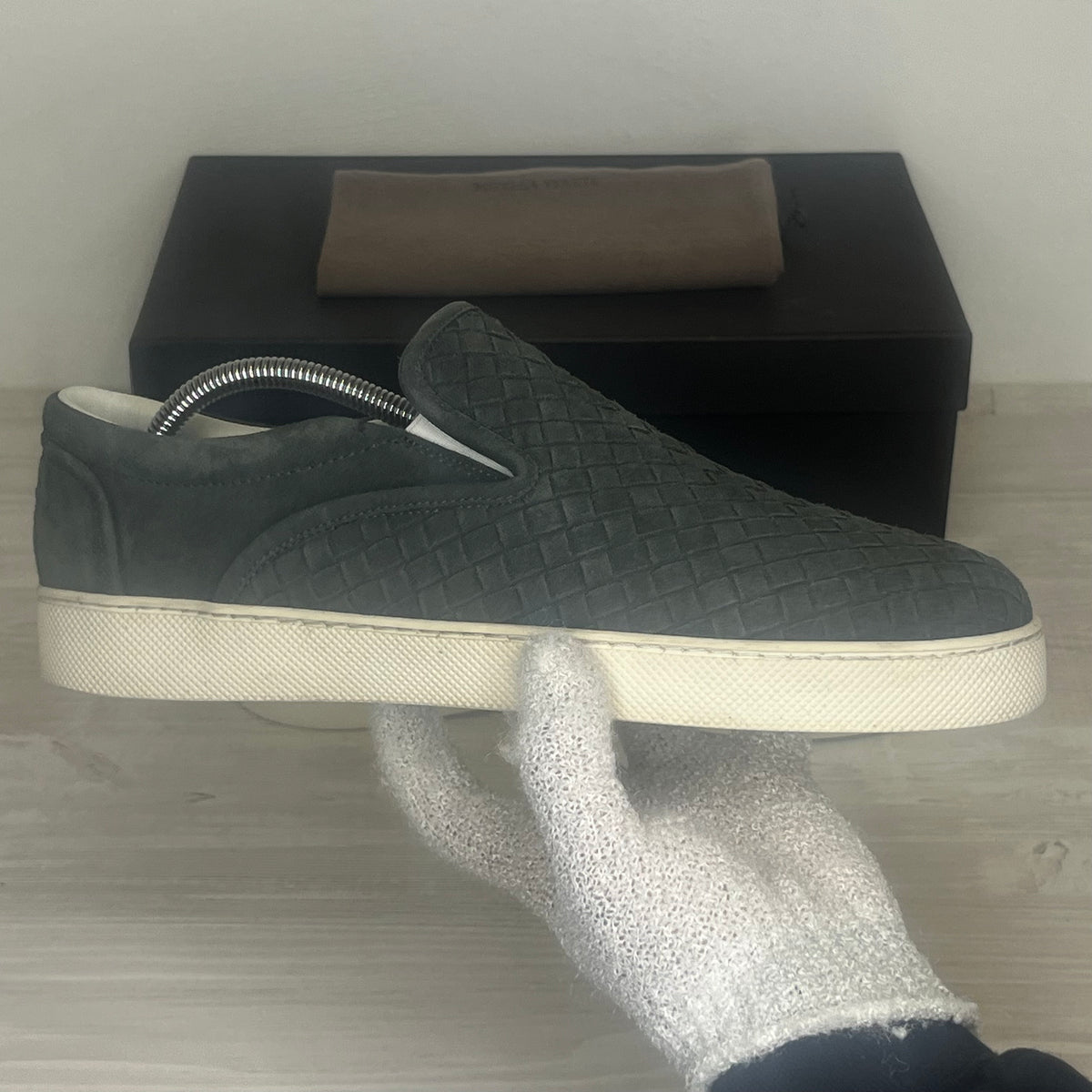 Bottega Veneta Sneakers, Herre 'Grå' (42.5)