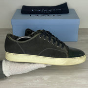 Lanvin Sneakers, Herre 'Mørkegrøn' Ruskind Lak Toe (44) 🌲