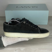 Lanvin Sneakers, Herre 'Sort' Ruskind Lak Toe (40) 🧽