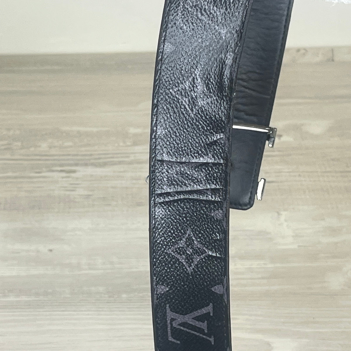 Louis Vuitton Bælte, Herre Læder 'Sort' (85)