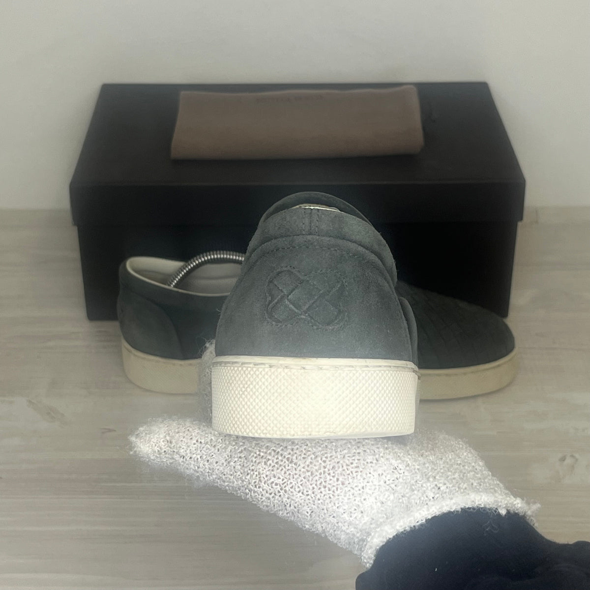 Bottega Veneta Sneakers, Herre 'Grå' (42.5)
