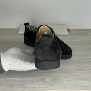 Christian Louboutin Sneakers, Herre 'Sort' Ruskind Junior Spikes (43) 😋