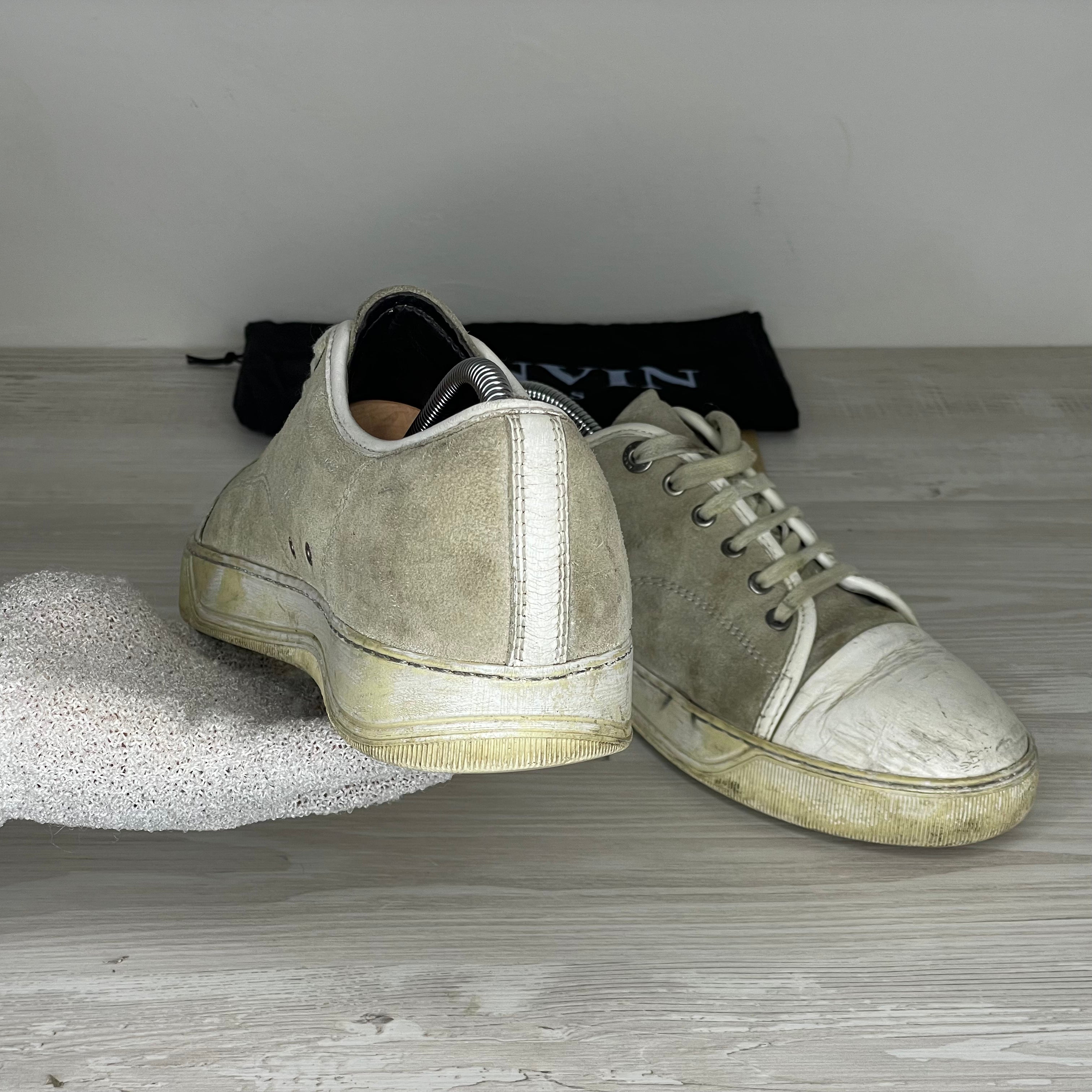 Lanvin Sneakers, Herre 'Beige' Mat Toe (42) 🥯