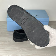 Lanvin Sneakers, Herre 'Black' Mat Toe (40)