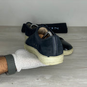 Lanvin Sneakers, Herre 'Mørkeblå' Lak Toe (43) ⛑️
