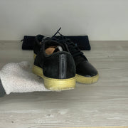 Lanvin Sneakers, Herre 'Sort Ruskind' Lak Toe (42) ⭐️