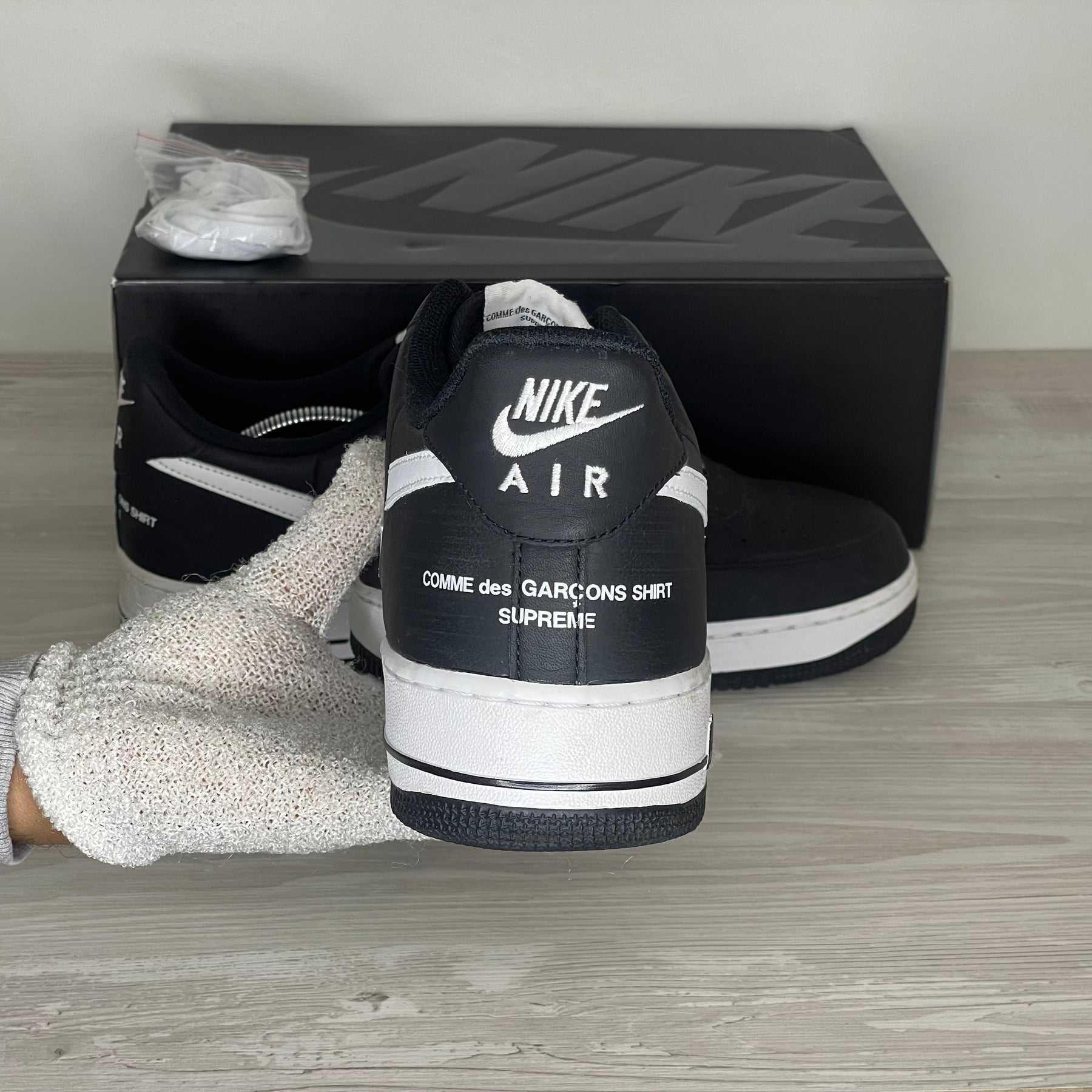 Nike Sneakers, Air Force 1 Low 'Supreme x Comme des Garcons (2018) (47.5) 🍫