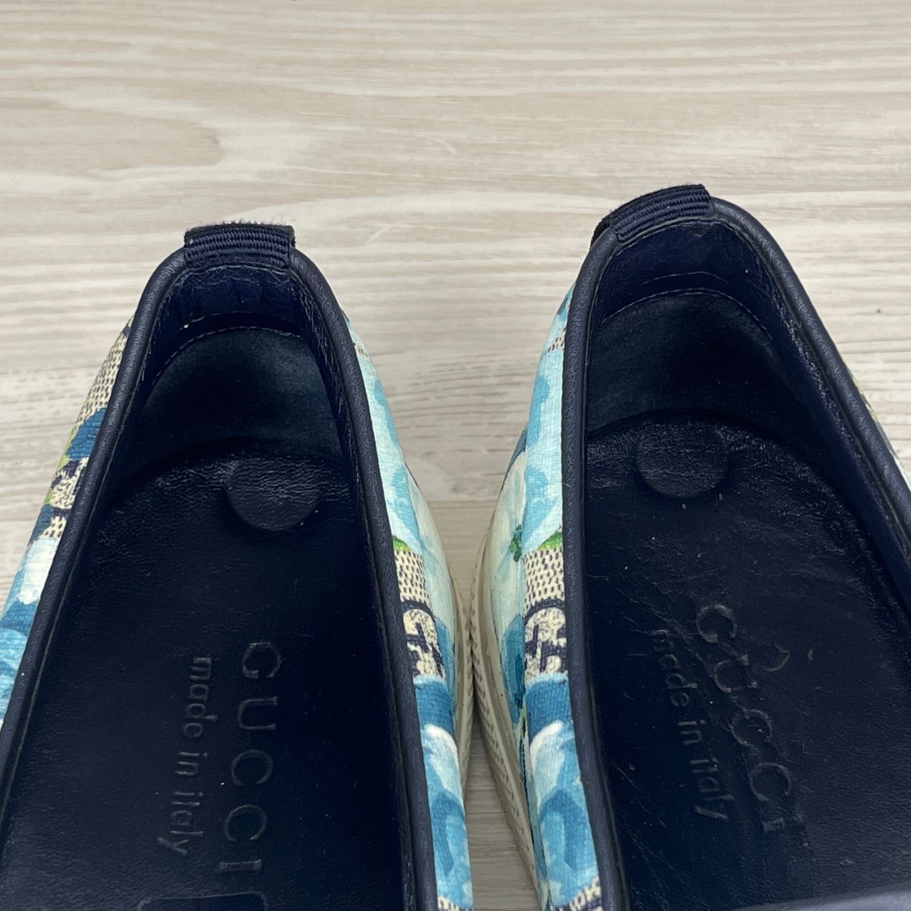 Gucci Sneakers, Herre 'Blå' Bloom Slip-ons Canvas (42.5) 🔵