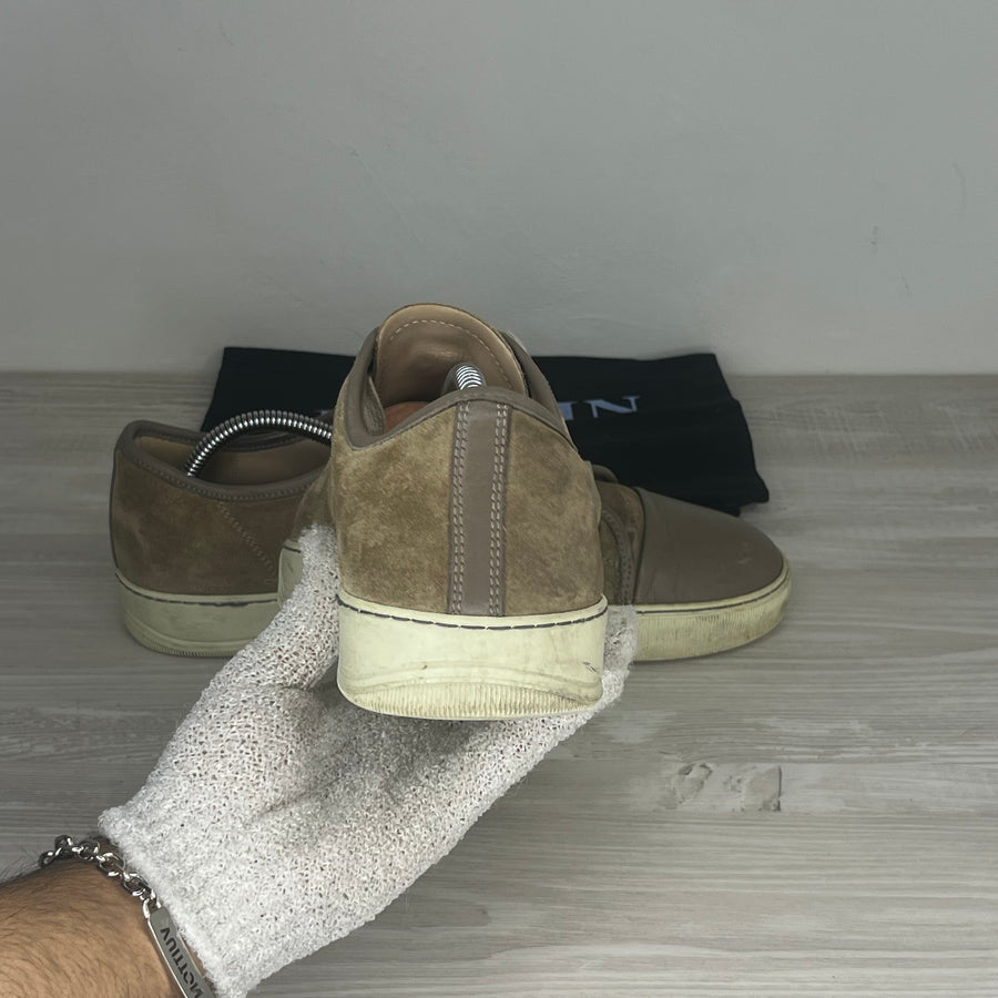 Lanvin Sneakers, Herre 'Brown Suede' Mat Toe (42) 🍂