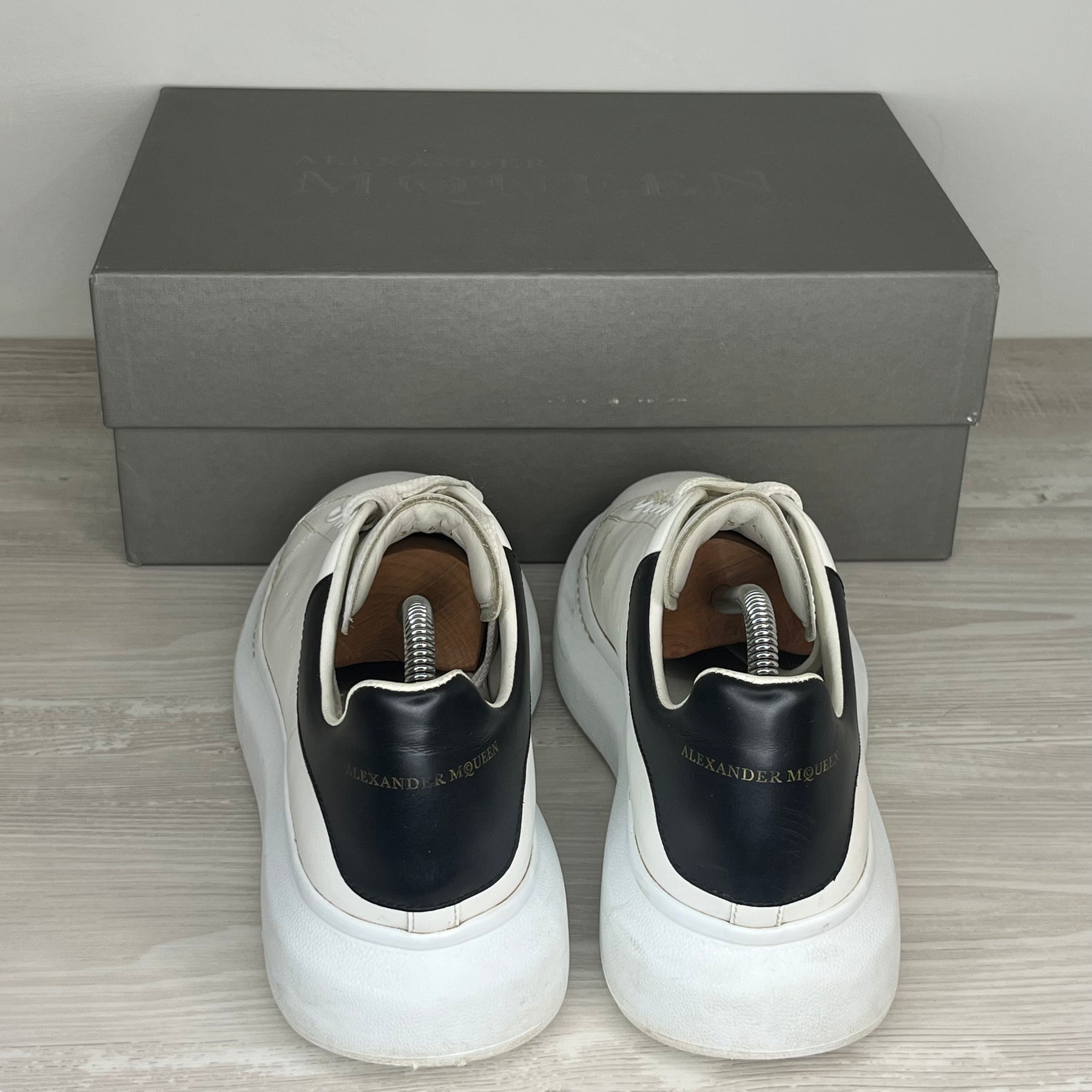 Alexander McQueen Sneakers, Herre Oversized 'Hvid' Læder (43) 🔌