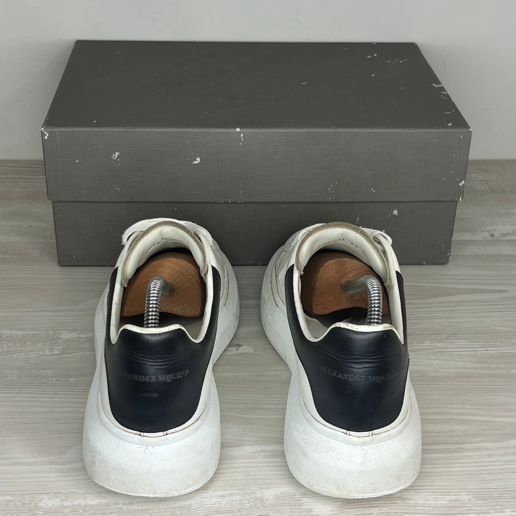 Alexander McQueen Sneakers, Herre Oversized 'Hvid' Læder (42) 🪩