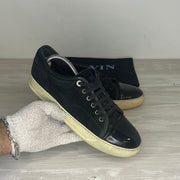 Lanvin Sneakers, Herre 'Sort' Ruskind Lak Toe (39) 😦