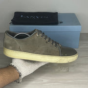 Lanvin Sneakers, Herre ‘Grey Suede' Lak Toe (43) 🐘