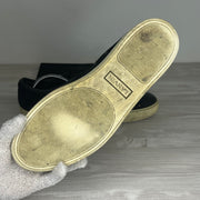 Lanvin Sneakers, Herre 'Sort' Ruskind Lak Toe (44) 🐾