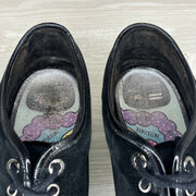 Lanvin Sneakers, Herre 'Navy Suede' Lak Toe (43) 😦