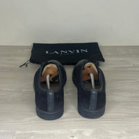 Lanvin Sneakers, Herre 'Navy Suede' Mat Toe (42) 😩