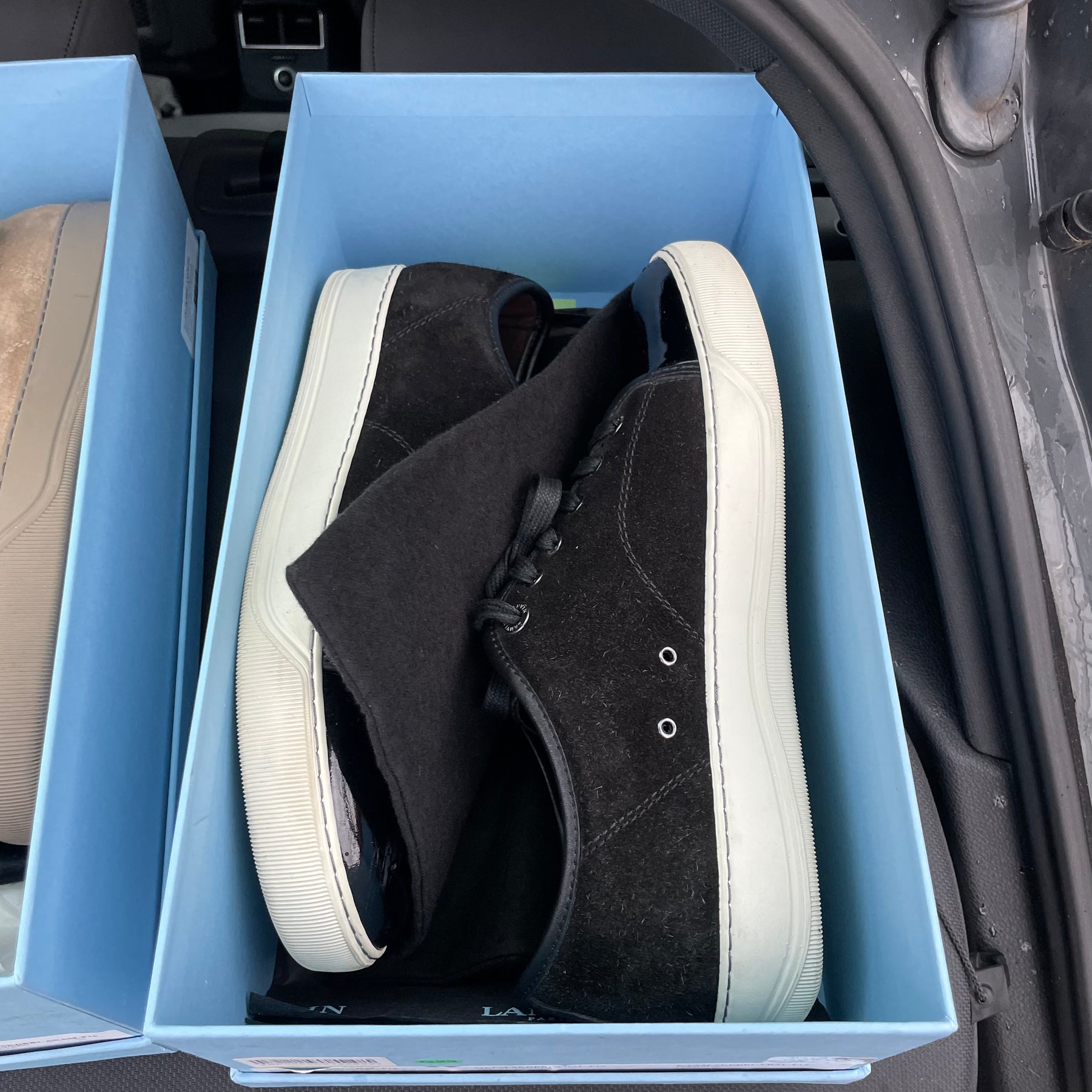 Lanvin Sneakers, Herre 'Sort' Ruskind (42)