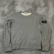 Stone Island Trøje, Herre 'Grå' Badge (S) 🚷