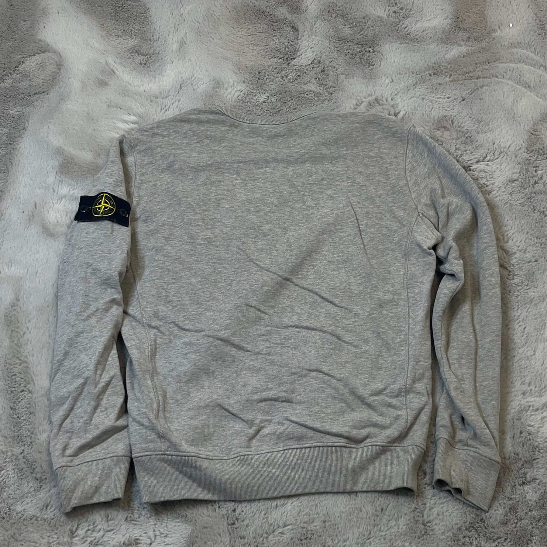 Stone Island Trøje, Herre 'Grå' Badge (S) 🚷