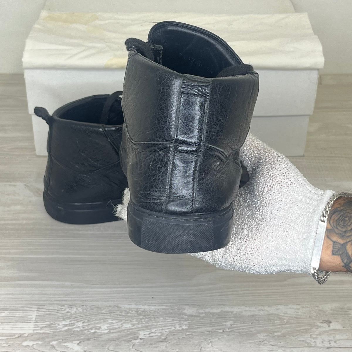 Balenciaga Sneakers, Arena Herre 'Sort' (44)