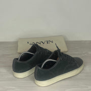 Lanvin Sneakers, Dark Green Suede 'Mat Toe' (40)