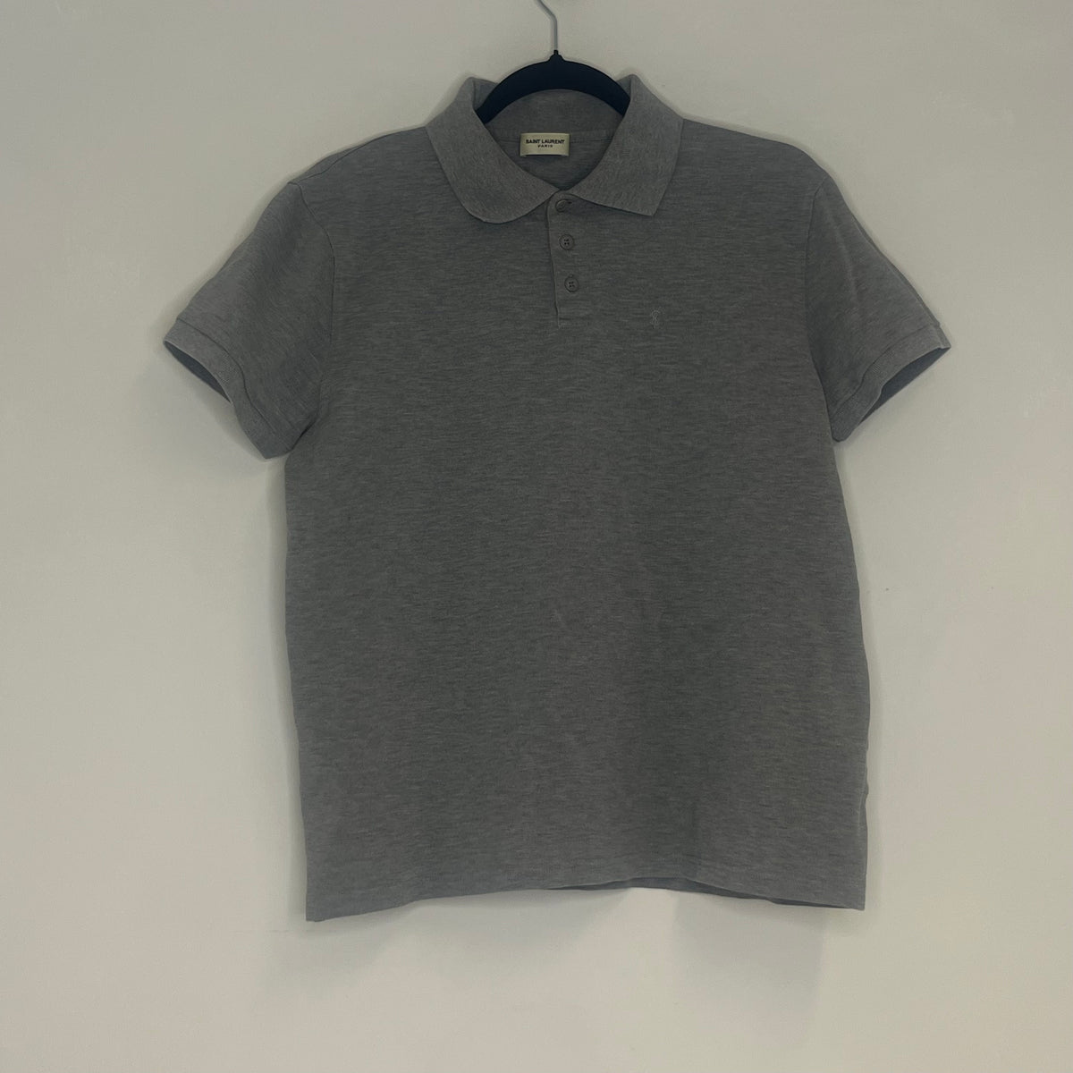 Saint Laurent Polo, Herre 'Grå' (XL)
