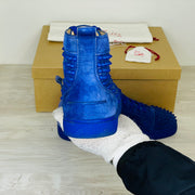 Christian Louboutin Sneakers, 'Atlantic' Louis Flat Spikes High Tops Herre (42)