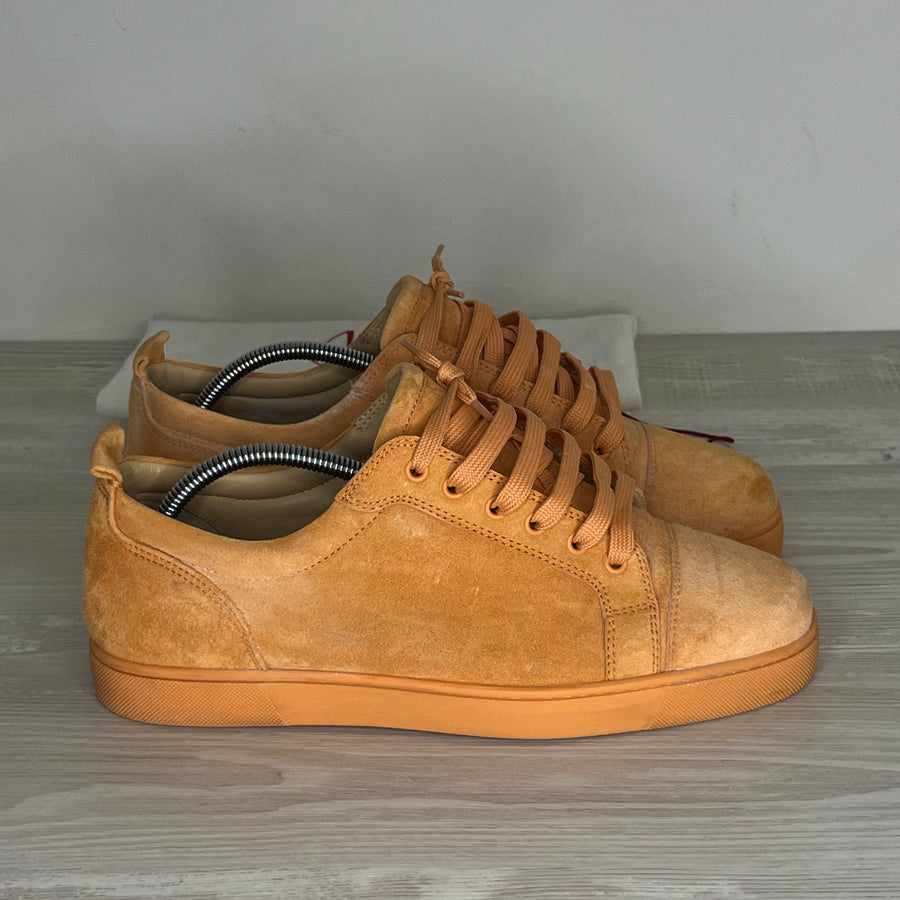 Christian Louboutin Sneakers, 'Orange Ruskind' (44)