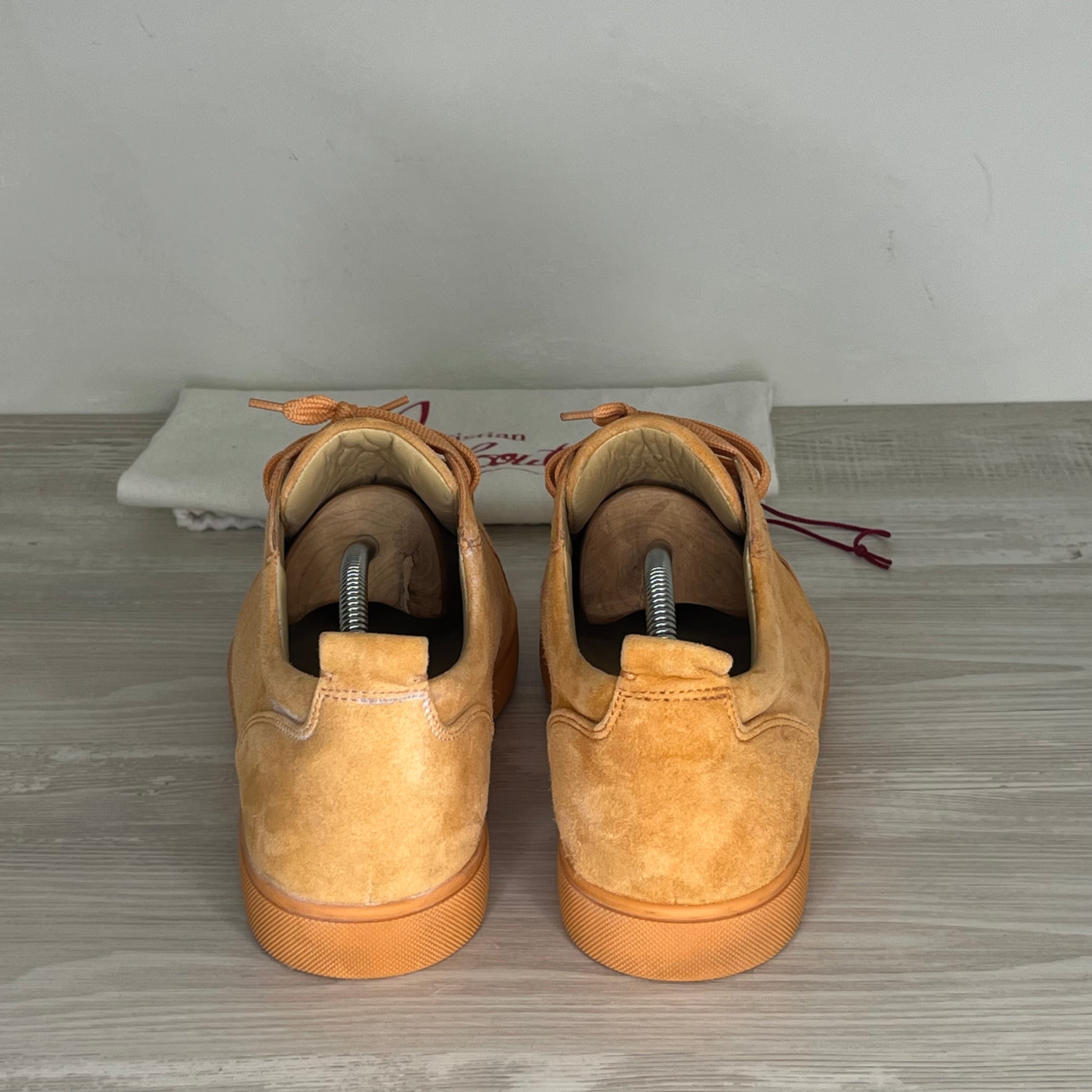 Christian Louboutin Sneakers, 'Orange Ruskind' (44)