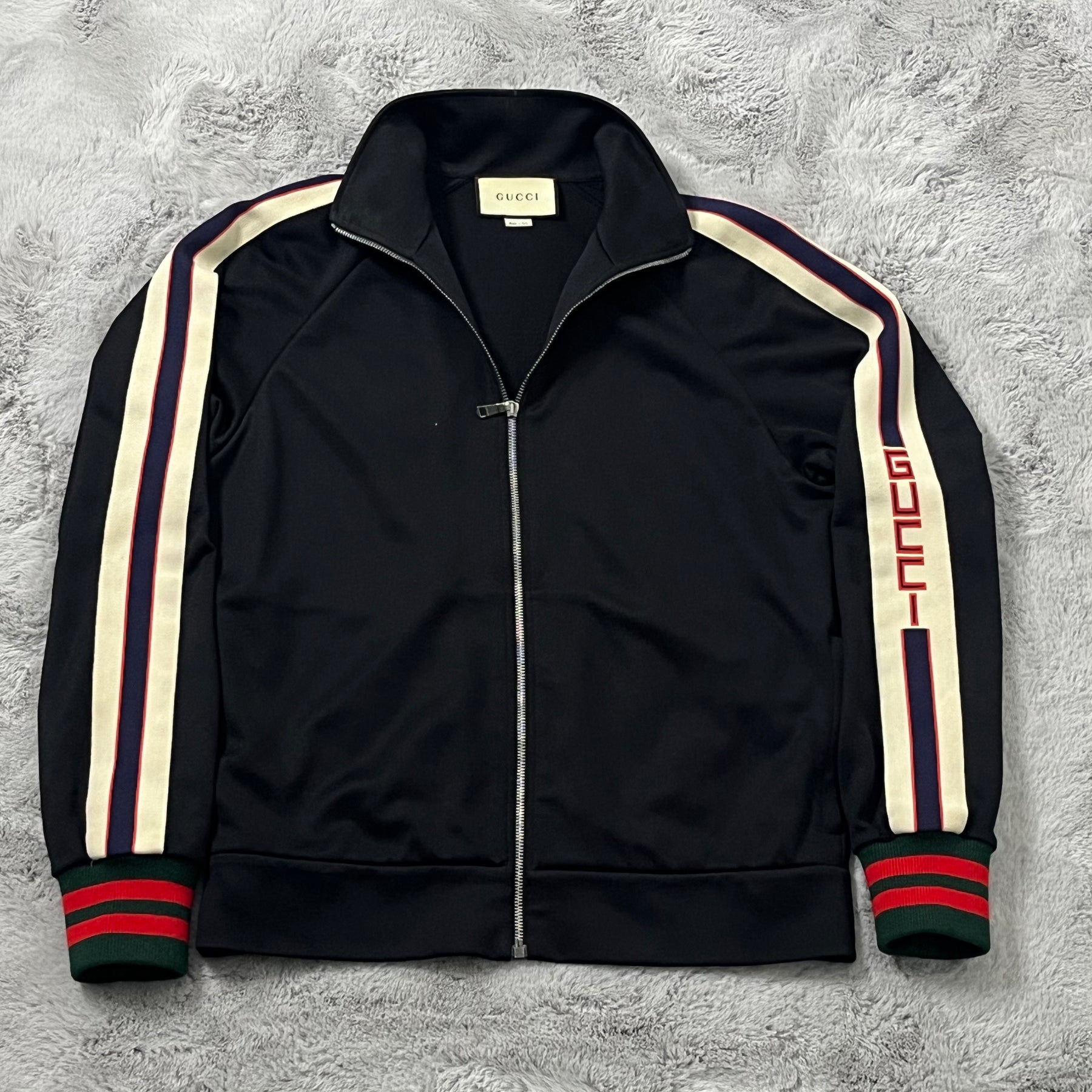 Gucci Trøje, Herre 'Sort' Technical Jersey (Small) ❌