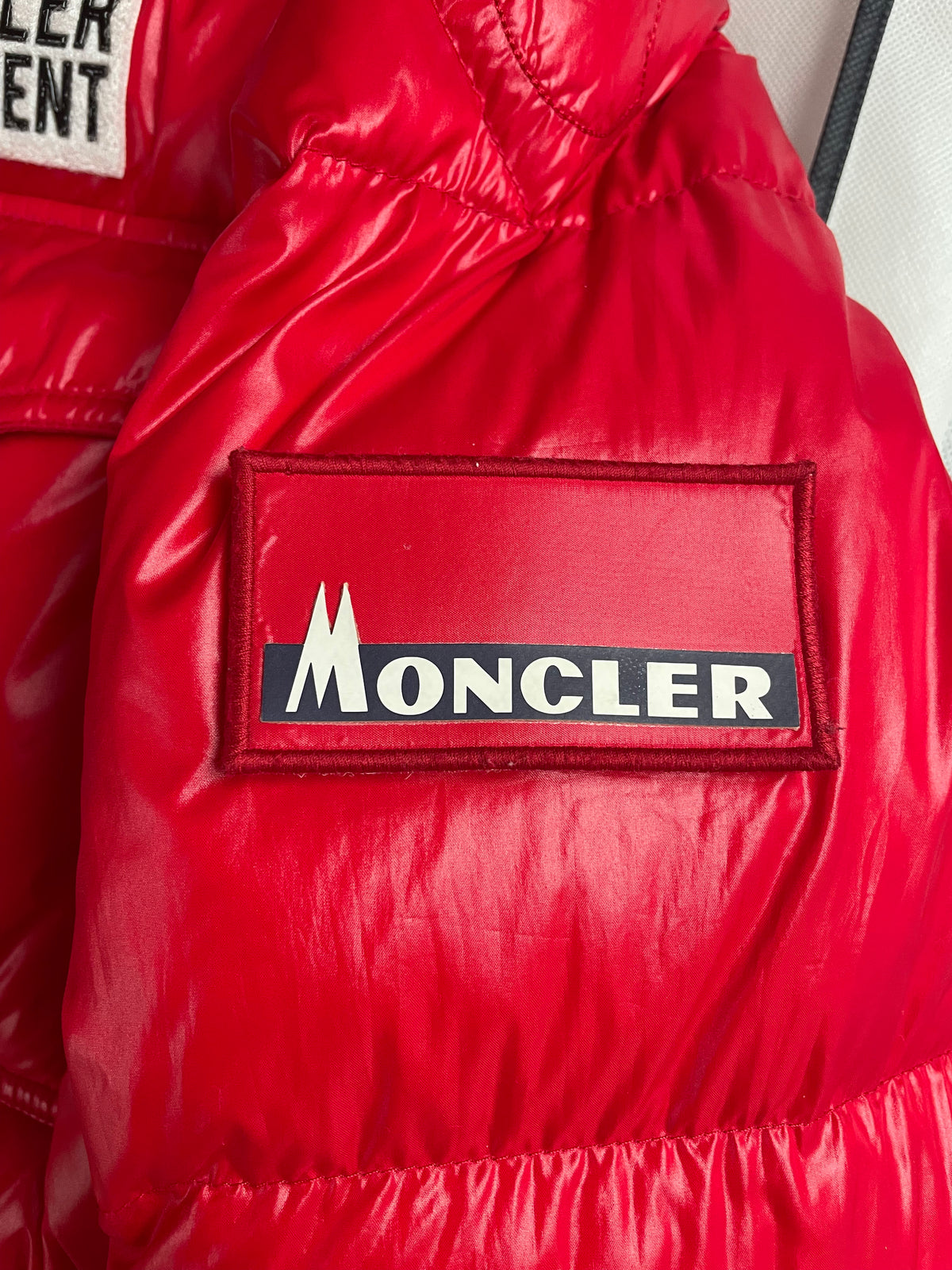 Moncler Jacket, Genius 7 Moncler Fragment Hiroshi Fujiwara - "Anthem" Red (M2)