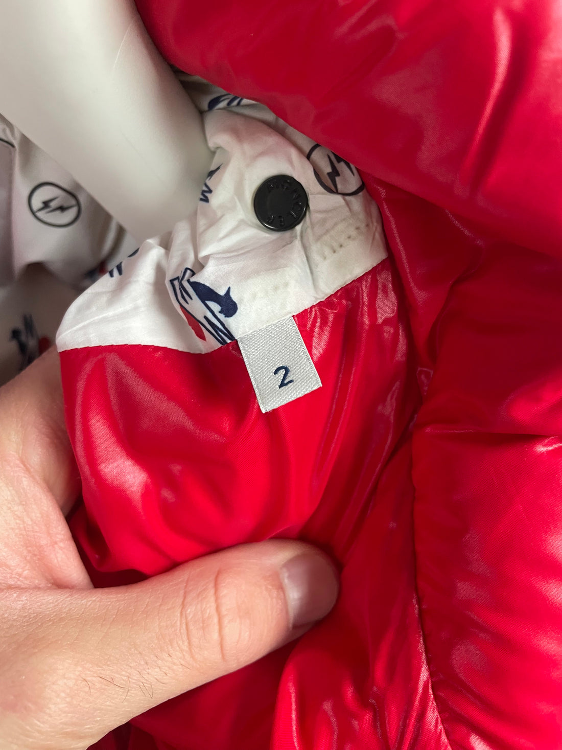 Moncler Jacket, Genius 7 Moncler Fragment Hiroshi Fujiwara - "Anthem" Red (M2)
