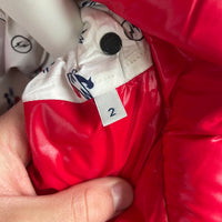 Moncler Jacket, Genius 7 Moncler Fragment Hiroshi Fujiwara - "Anthem" Red (M2)