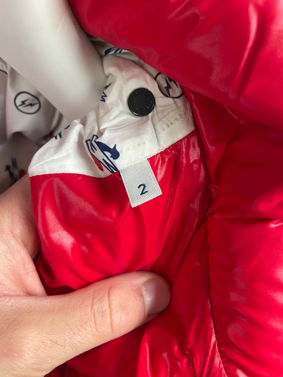 Moncler Jacket, Genius 7 Moncler Fragment Hiroshi Fujiwara - "Anthem" Red (M2)