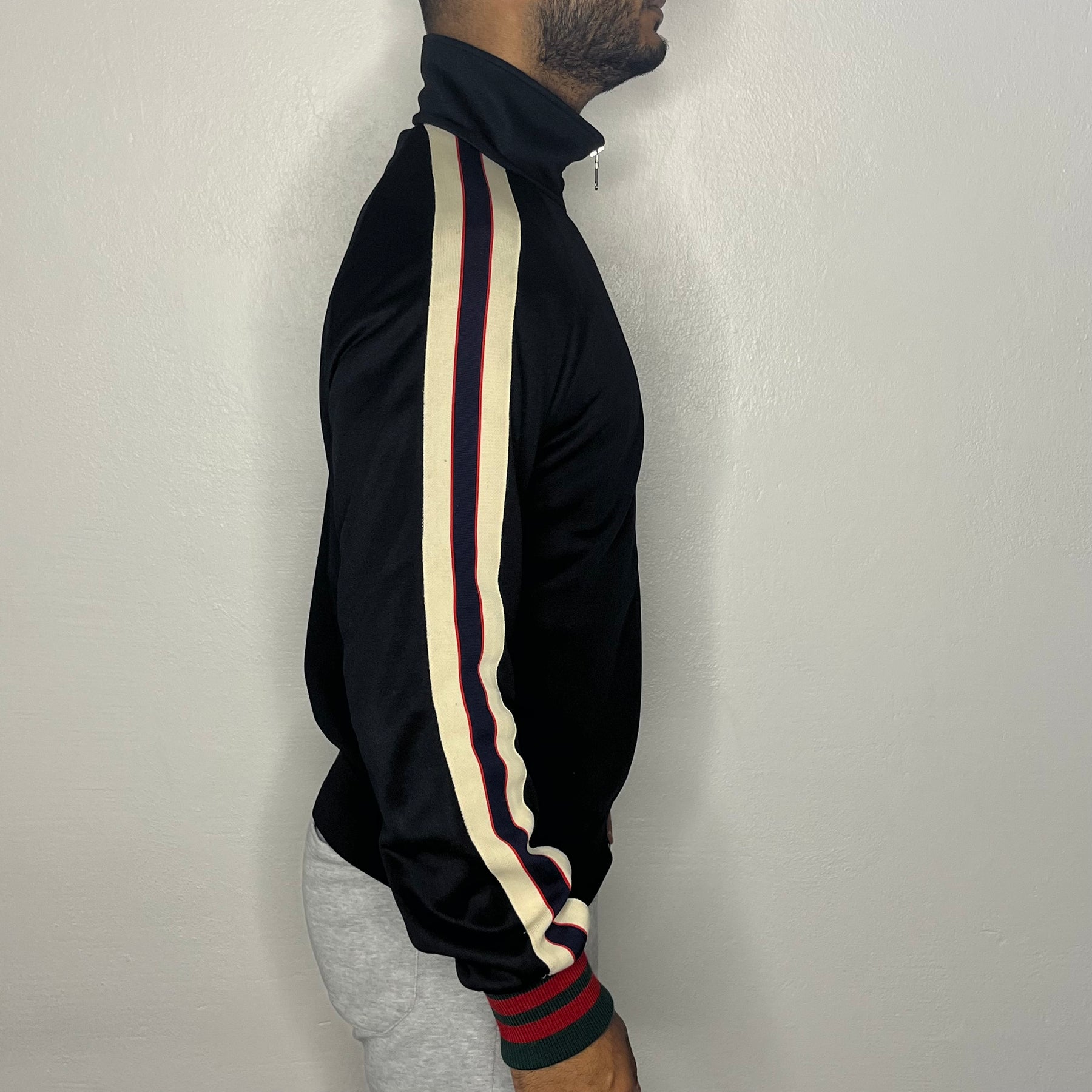 Gucci Trøje, Herre 'Sort' Technical Jersey (Small) ❌
