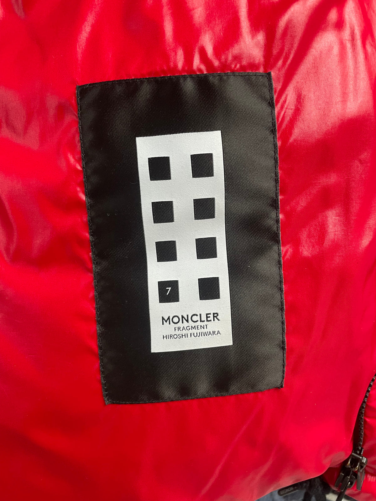 Moncler Jacket, Genius 7 Moncler Fragment Hiroshi Fujiwara - "Anthem" Red (M2)